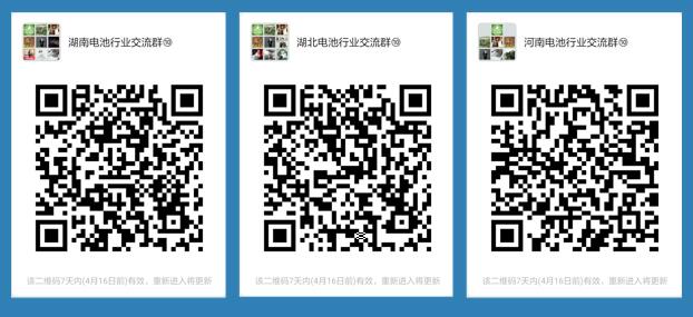 华中地区电池行业微信交流群二维码