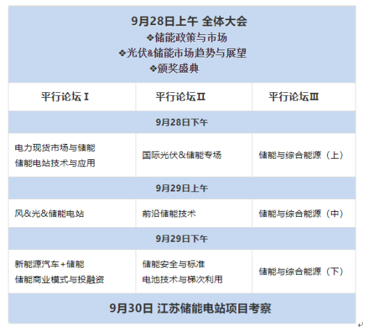 储能国际创新论坛2019